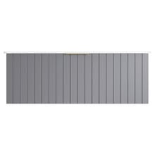 Boardwalk 1200mm Matte Grey Wall Hung Single Vanity with Ceramic Countertop